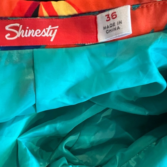 Shinesty Vibrant Tropical Blazer, size 36, Hawaiian, beach, summer, gaudy, EUC - Picture 4 of 10